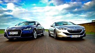 Audi TT vs Peugeot RCZ - Fifth Gear
