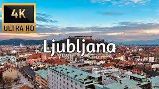  LJUBLJANA, SLOVENIA [4K] Drone Tour - Best Drone Compilation - Trips On Couch