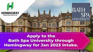 Apply To The Bath Spa University Through Hemingway | #ukstudy #uk #ukuniversities #unitedkingdom