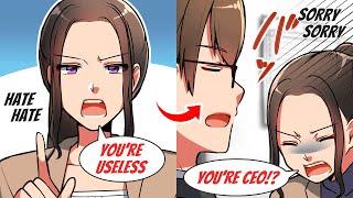 I'm the CEO of a Big Company and I Pretended to be a New Employee and Sneaked in the Company【Manga】