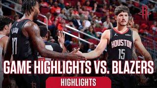 Houston Rockets Highlights vs. Portland Trail Blazers l Houston Rockets