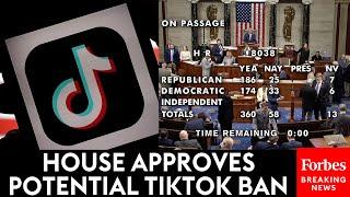 BREAKING NEWS: House Approves Potential TikTok Ban