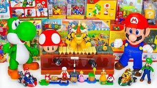 Super Mario Bros Unboxing Toys Review | Nintendo Super Mario Deluxe Bowser Battle Playset | ASMR