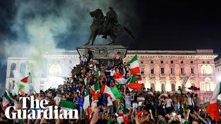 Italians celebrate Euro 2020 victory: 'You can't feel better than this'