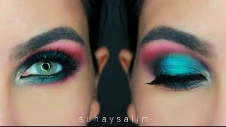 Eye Focus: Intense Green & Red Smokey Eye | suhaysalim