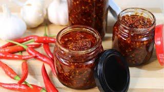 Chili Garlic Sauce | Easy Chili Garlic OIL Recipe