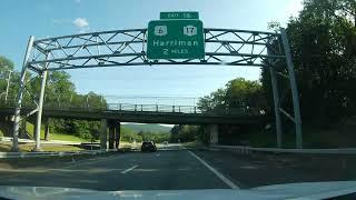 Driving from Newburgh, New York to Princeton, New Jersey