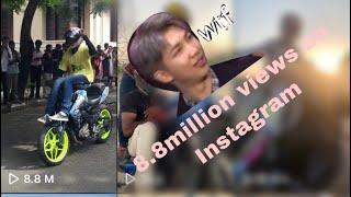 Viral bike stunt video