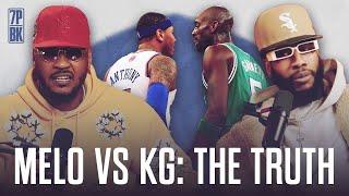 The TRUE Story of the Near Fight Between Carmelo Anthony & Kevin Garnett According to Iman Shumpert