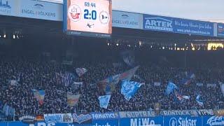 HANSA ROSTOCK - ARMINIA BIELEFELD 2 : 1 I Atmosphere Hansa Fans at Ostseestadion