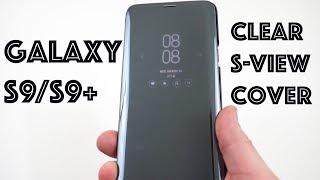 Samsung Official Clear S-View Flip Cover for Galaxy S9+