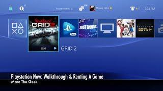 Playstation Now: Walkthrough & Game Rented On Video