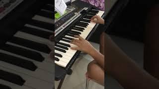 How to play fur Elise on keyboard tutorial slow teaching