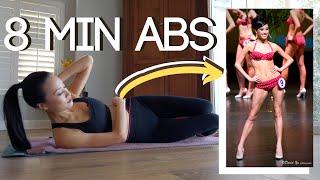 8 Minute Ab Workout | Get Your Body Competition Ready