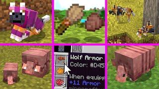 NEW - Wolf Armor, Armadillos, and 8 Wolfes! 1.20.5 Minecraft Java