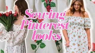 Sewing a shirred Summer dress  Making my dream Pinterest wardrobe. Shirring tutorial & tips!