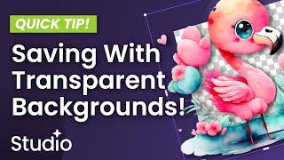 Studio Tutorial: Removing Background and Exporting Transparent PNGs | Beginners Tutorial