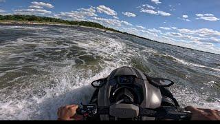 BEACH PARTY ON A SUPERCHARGED 2022 YAMAHA GP1800r SVHO