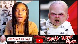 BABY DEVIL JUMSCARE PRANKS OMEGLE I Reacciones y Sustos con el Bebe Diablo