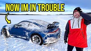 DRIVING A PORSCHE 911 GT3 IN LAPLAND