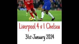 Liverpool 4 v 1 Chelsea - All The Goals - (5Live) Radio Broadcast 31/01/2024