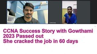 CCNA Success Story with Gowthami | Ramesh Tech library