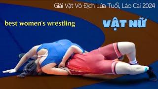 ‍️ WOMEN'S WRESTLING. LAOCAI 2024 #vatcotruyen2024  #women'swrestling