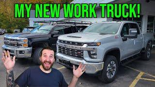 My New Work Truck! 2022 Chevy Silverado 2500 HD LT Z71 Crew Cab