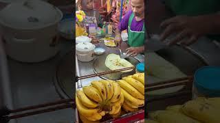 Famous Nutella banana in the making, Thailand Phuket  #walkingtraveler #phuket #thailand