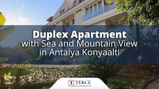 Duplex Apartment with Sea and Mountain View in Antalya Konyaalti | Antalya Homes ®