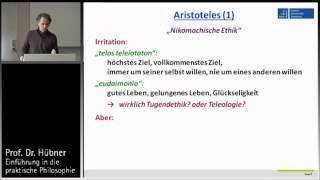 Praktische Philosophie 4b: Tugendethik - Aristoteles (1)