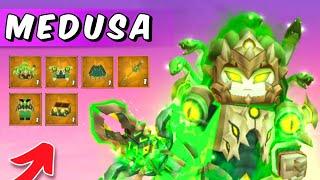 New Armor "MEDUSA" & Petrifying Spear - Skyblock