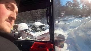 Kawasaki Mule Pro FXT with Boss V Plow