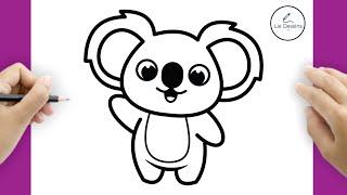 Comment dessiner un koala mignon - étape par étape