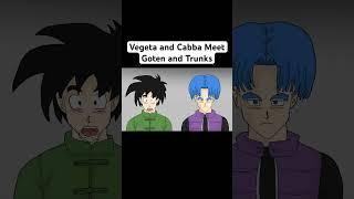 Vegeta and Cabba Meet Goten and Trunks #shorts #dragonball #dragonballsuper #vegeta