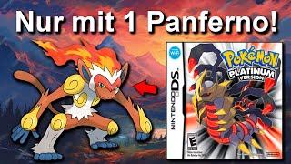 Kann man Pokemon Platin mit NUR einem PANFERNO durchspielen? (+ So wenig Kämpfe wie möglich)