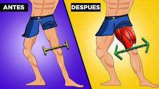 El MEJOR EJERCICIO para unas PIERNAS GRANDES y MARCADAS - ¿No te crecen las piernas? - ¡HAZ ESTO!