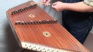 Master Works Hammer Dulcimer 16/15 bantam weight with Rosewood bridges