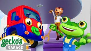 The Crazy Super Strong Magnet | Gecko's Animal Pals | Animal & Vehicle Cartoons | Cartoons for Kids