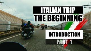 Italian Job motorcycle trip... Part 1: introduction and road to Luxembourg