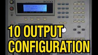 Set up the Akai MPC3000 to use 10 Individual Outputs