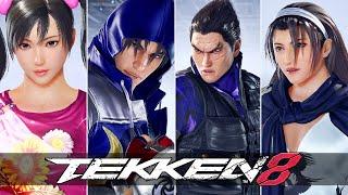 TEKKEN 8 CLASSIC COSTUMES ARE BACK! Jin Kazama, Kazuya Mishima, Jun Kazama, Ling Xiaoyu