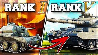 Evolving ENTIRE Tank Platoon To TOP TIER (Permadeath Challenge) - War Thunder