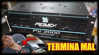 ‼️REPARAMOS UN PEAVEY PV2000 CON UN CANAL QUEMADO‼️.. ‼️ CHISPIN CASI SE ‼️‍️