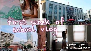 first week of college @ northeastern university | senior year