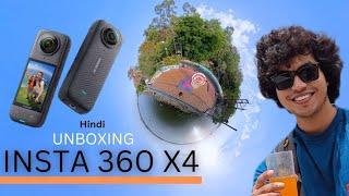 Unboxing Insta 360 X4 | Latest Version 8k Video Support | Best vlogging Camera | Unboxing Hindi