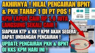 AKHIRNYA ! HILAL PENCAIRAN BPNT & PKH TAHAP 1 2025 DI PT POS ! KPM LAPOR LANGSUNG CAIR RP 1,8 JUTA !