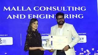 Malla Consulting and Engineering Wins Business Excellency Award at Excellency Iconic Awards 2024