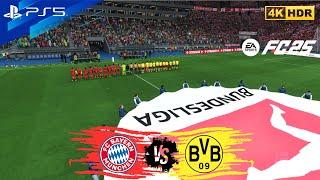 Full Match | Bayern Munchen 2-0 Borussia Dortmund (Der Klassiker) Bundesliga 24/25 | EA FC25 | PS5