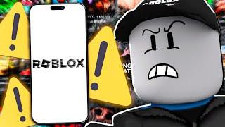 ROBLOX NOVO BUG no CELULAR AFETANDO MUITA GENTE..